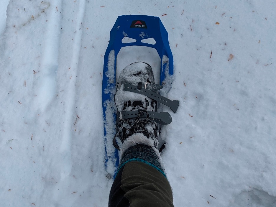 The Xero Shoes Alpine was more than up for an overnight snowshoe in heavy snow