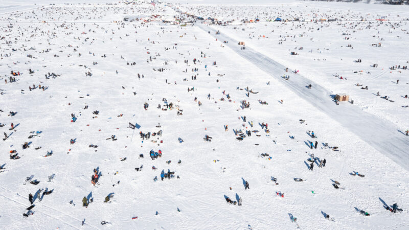 Hot Dogs, Schnapps, and Live Minnow Shots: Grub From the World’s Biggest Ice Fishing Tournament