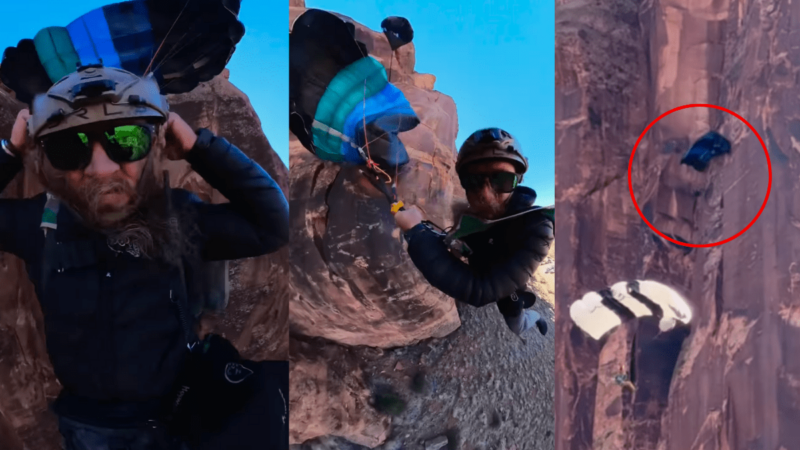 ‘I Had a Little Mishap’: Man Survives BASE Jump Gone Very Wrong