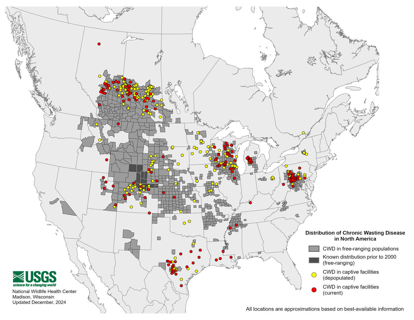 chronic wasting disease map