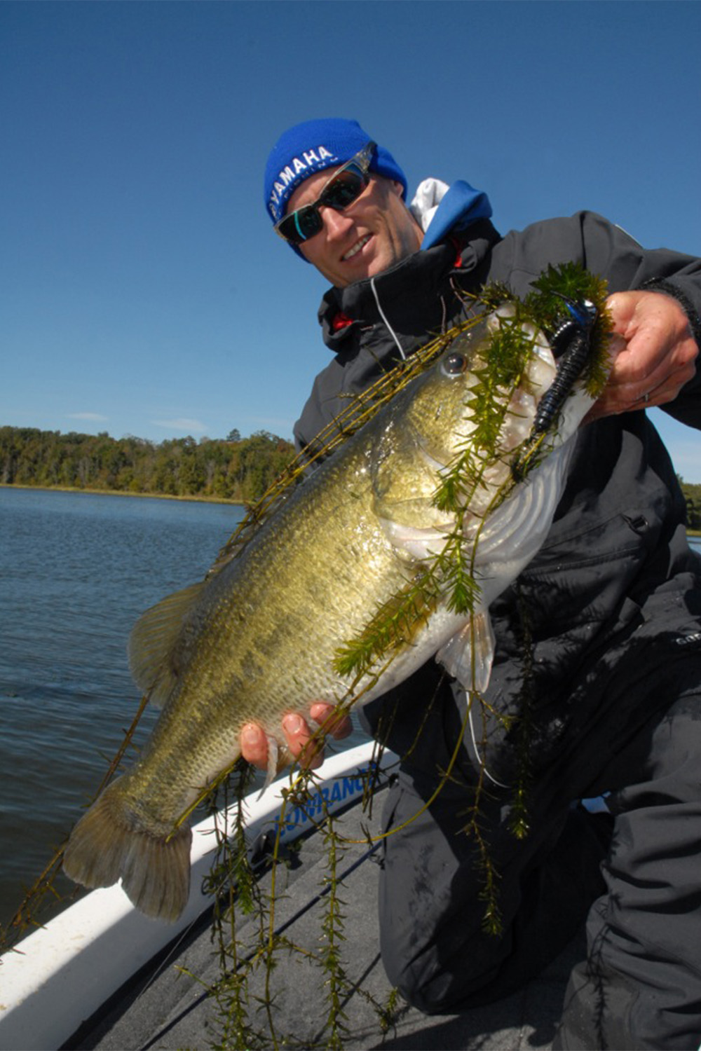 Driscoll with largemouth bass