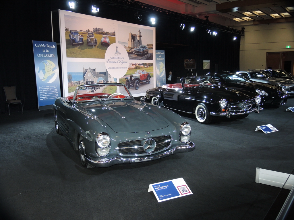 1960 Mercedes-Benz 300 SL Roadster, in the Cobble Beach Concours d'Elegance display at the Canadian International Auto Show.