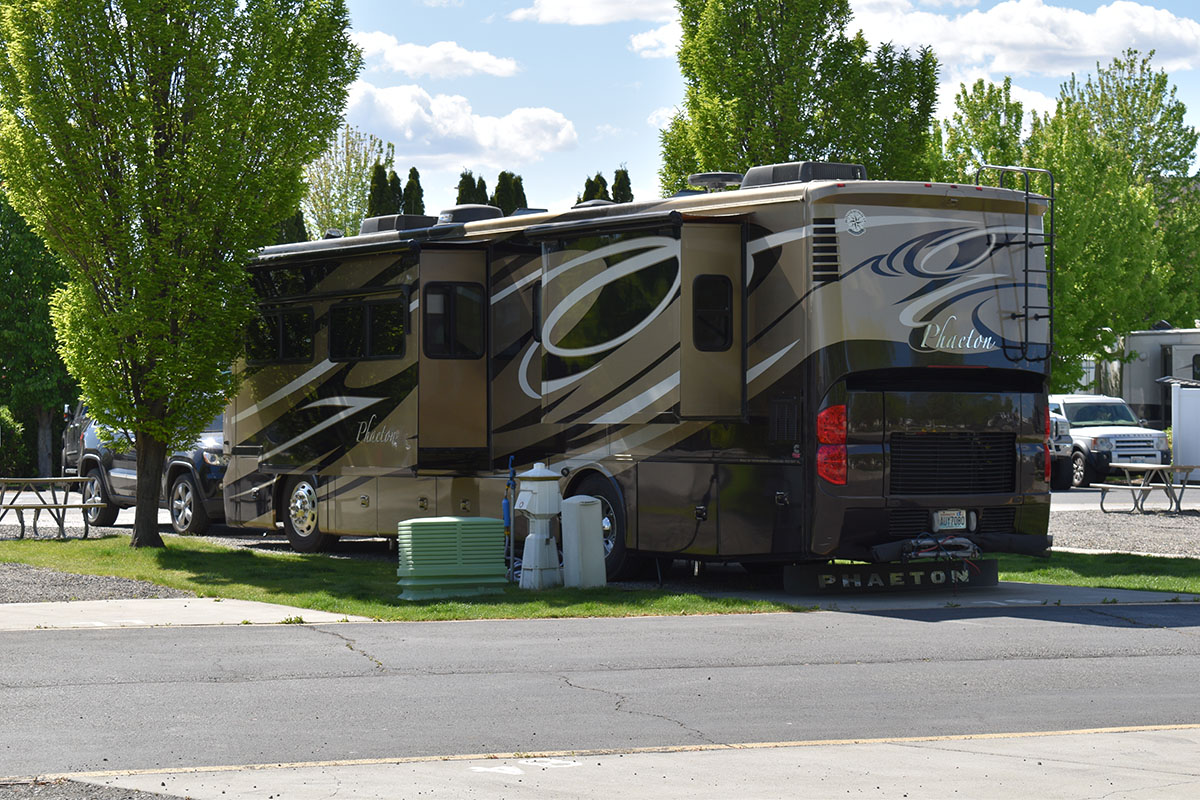 Shot of motorhome