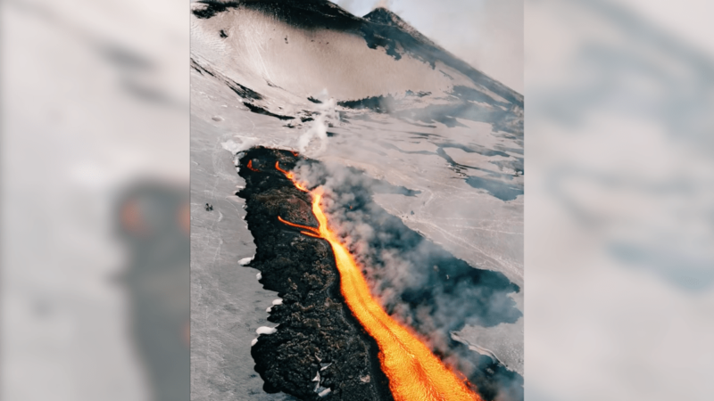 Mt. Etna Is Erupting, But People Are Skiing and Making Ashtrays There