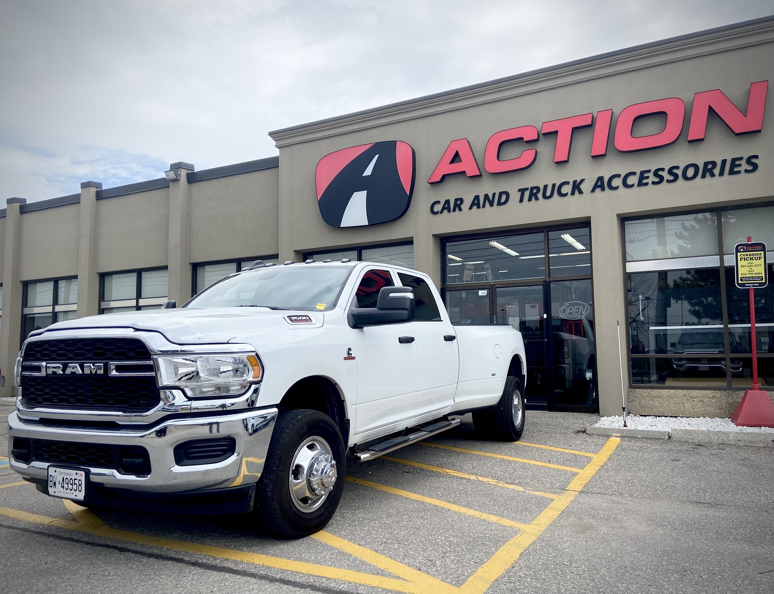 The 2024 Ram 3500 Tradesman at Action Car & Truck Accessories.