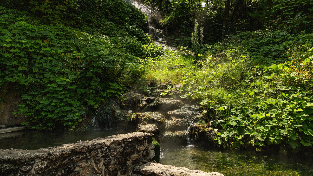 Hot Springs in Arkansas.