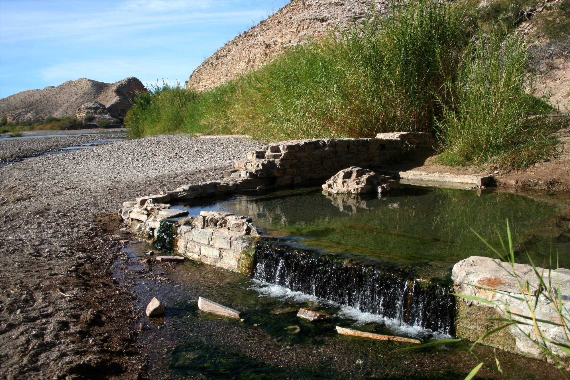 langford hot springs. big bend national park, texas