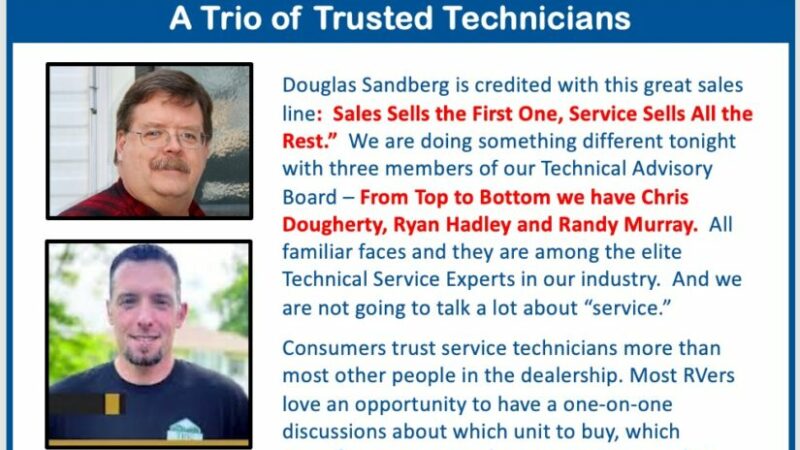 ‘RVing in New England’ Features ‘Trio of Trusted Technicians’ – RVBusiness – Breaking RV Industry News