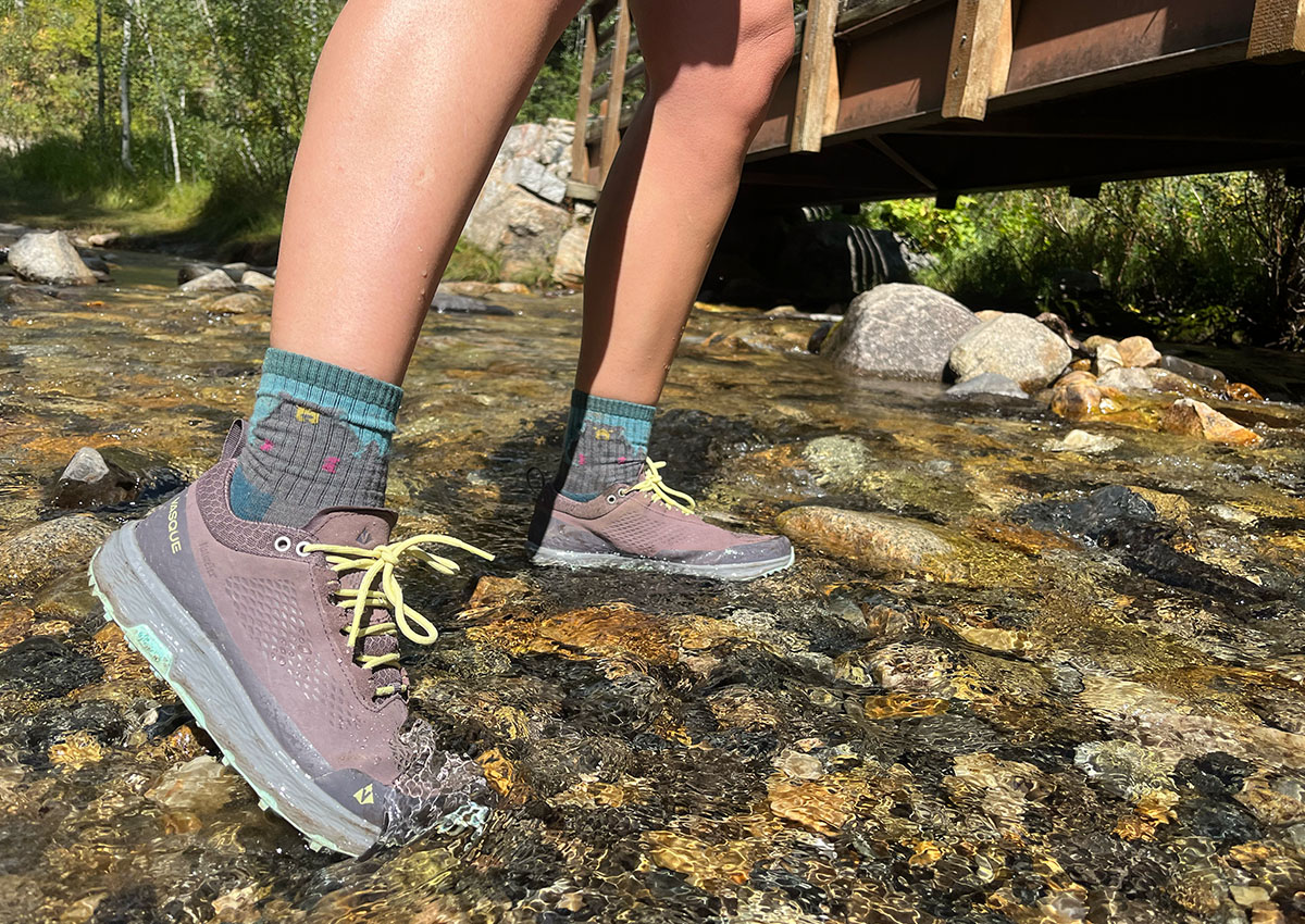 The Breeze LT NTX women's hiking shoes are sturdy.