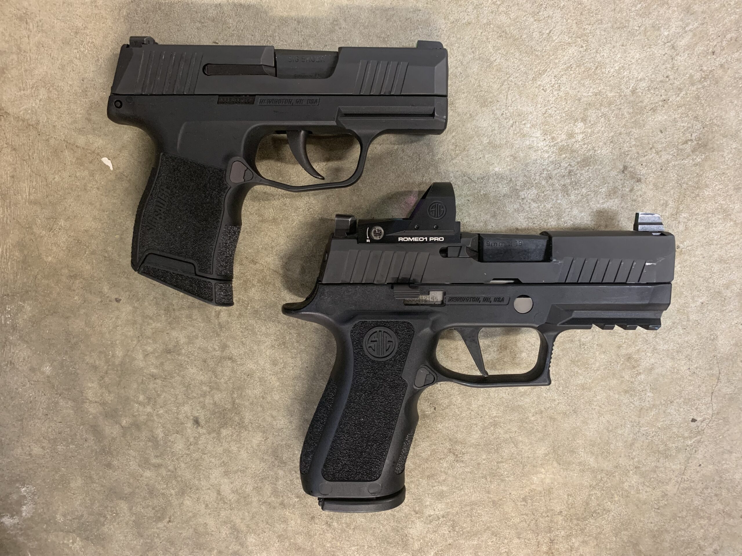 Sig P365 and Sig P320 XCompact