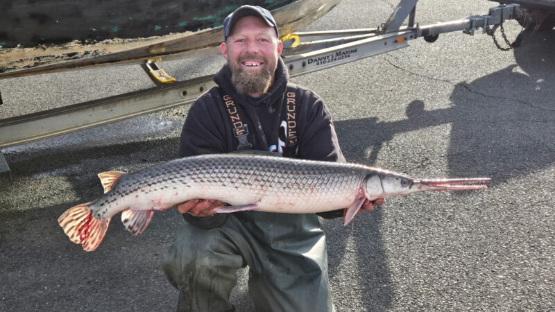 ‘We Kept Fishing.’ Angler Breaks Maryland Longnose Gar Record Twice in 20 Minutes