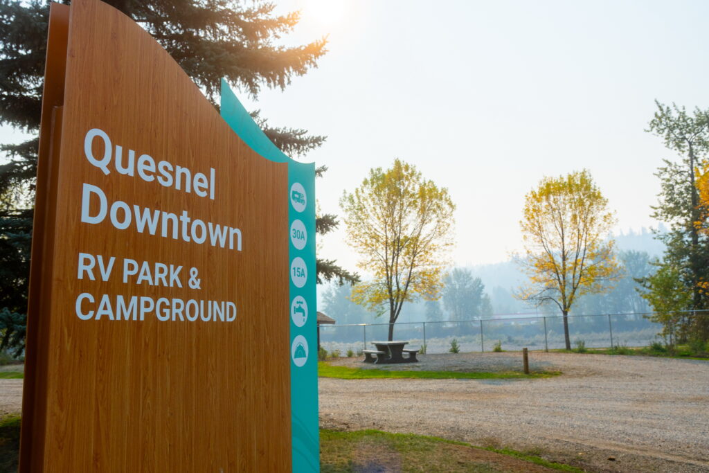 Quesnel Downtown RV Park and Campground. Photo by Aspen Films.