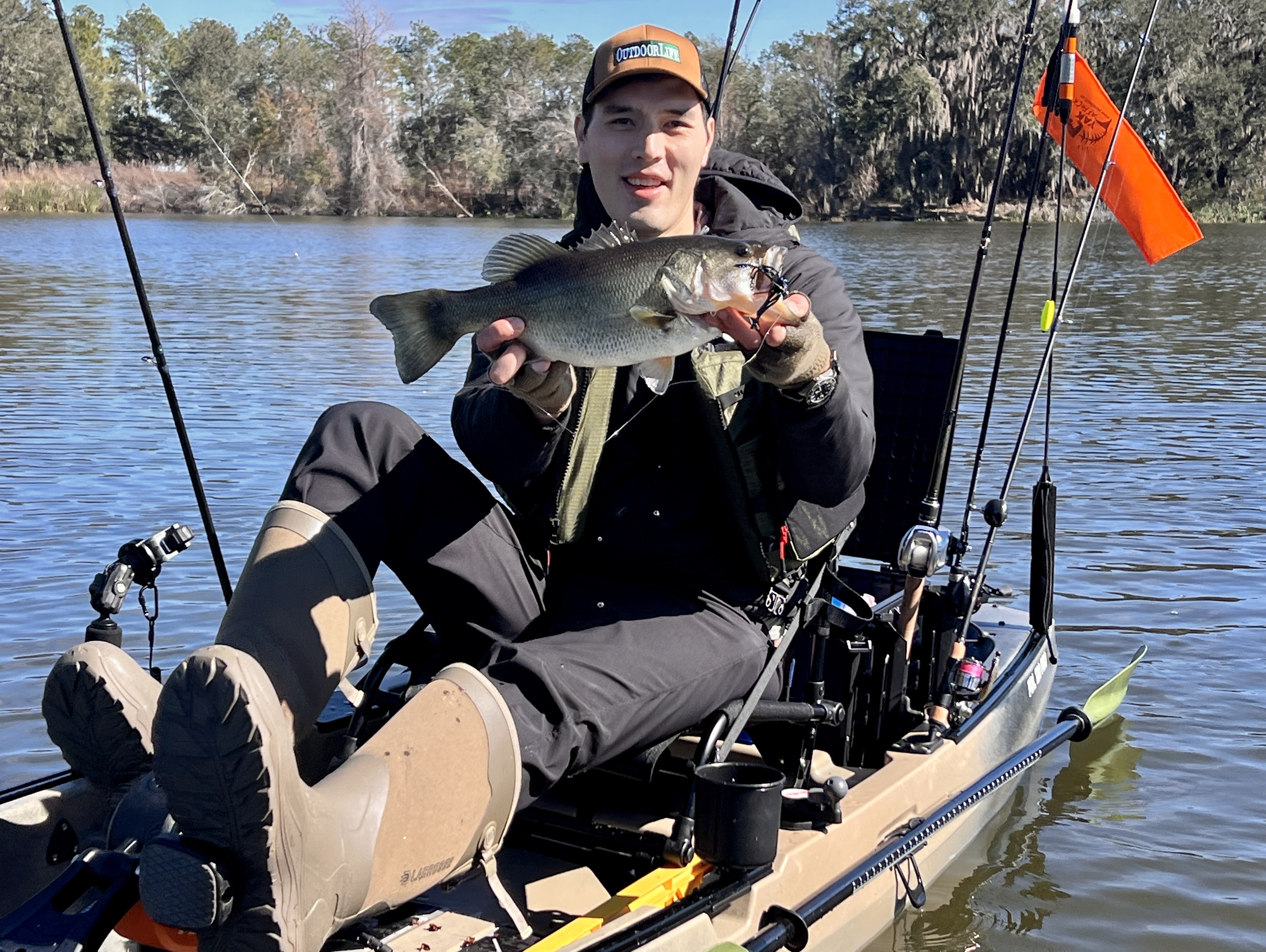 Fishing in the PDL Pro Kayak