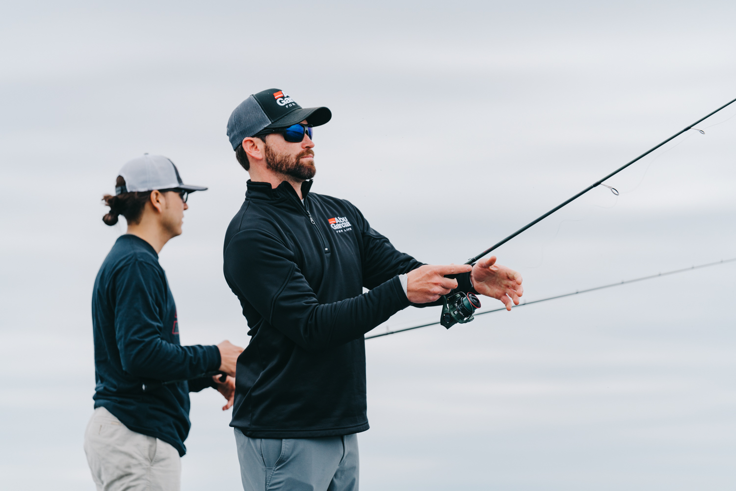 Casting a spinning reel