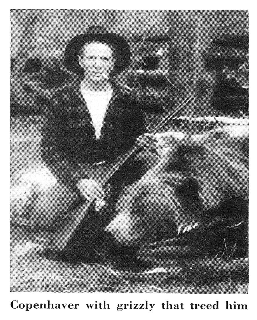 A hunter who was treed by a grizzly