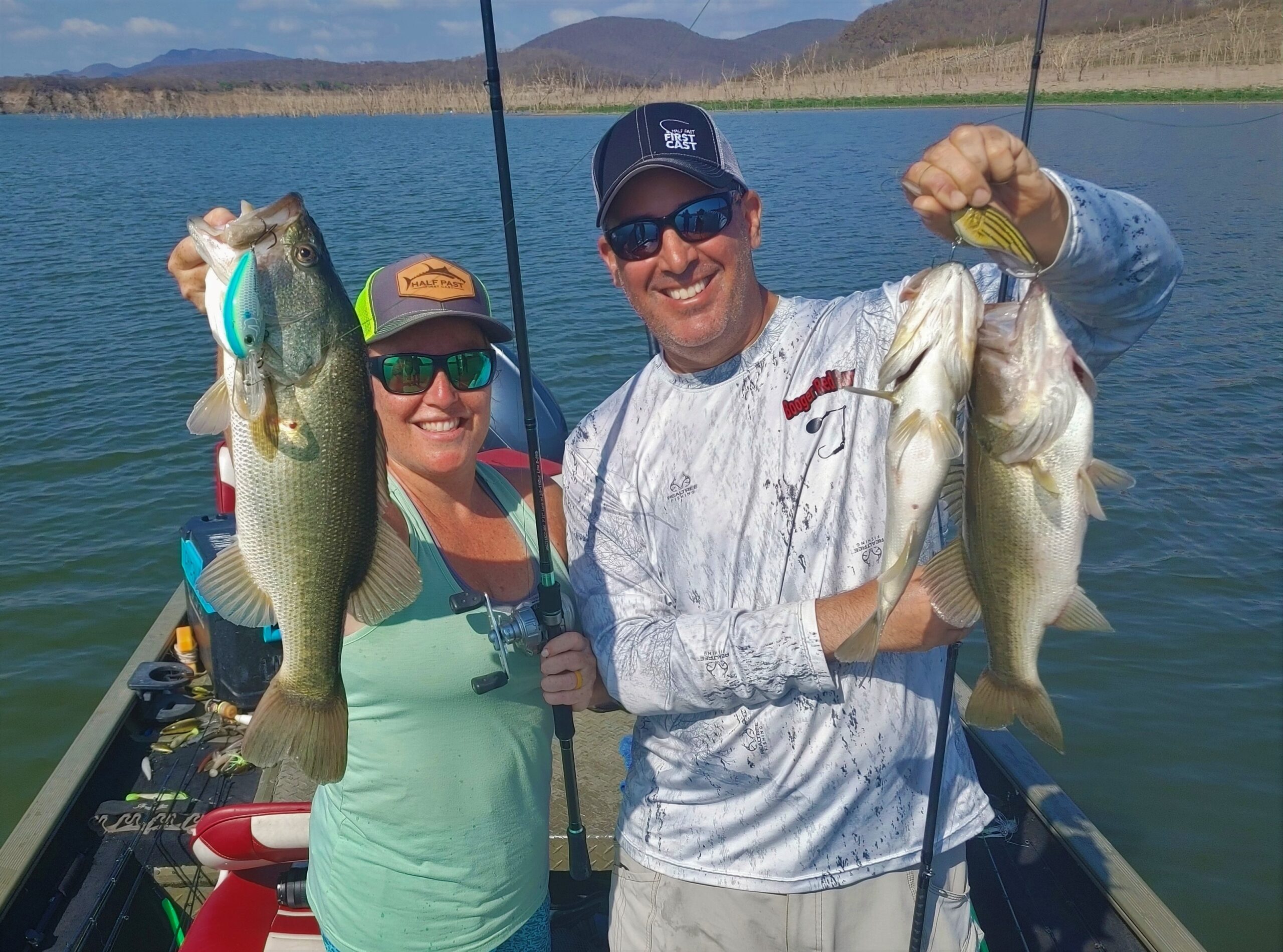 The author and his wife testing the Crank Launcher