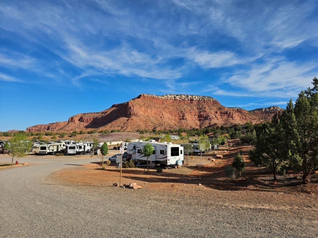 RV sites at Grand Plateau RV Resort