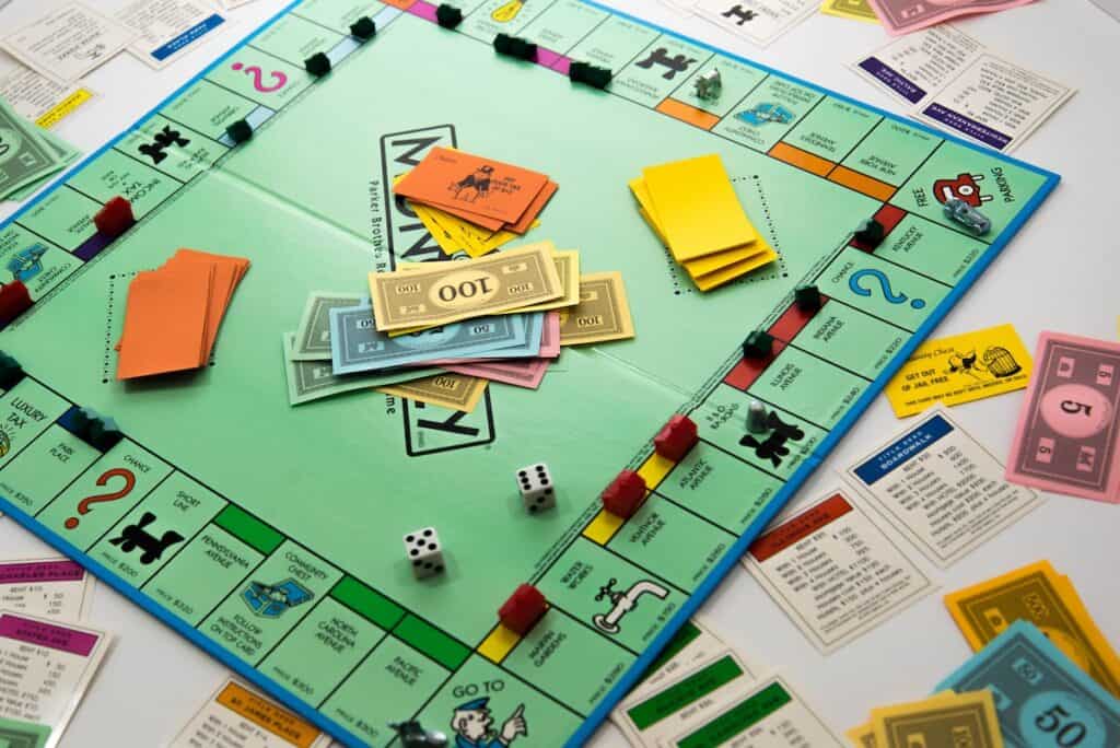 Monopoly is a popular camping game for families and adults alike