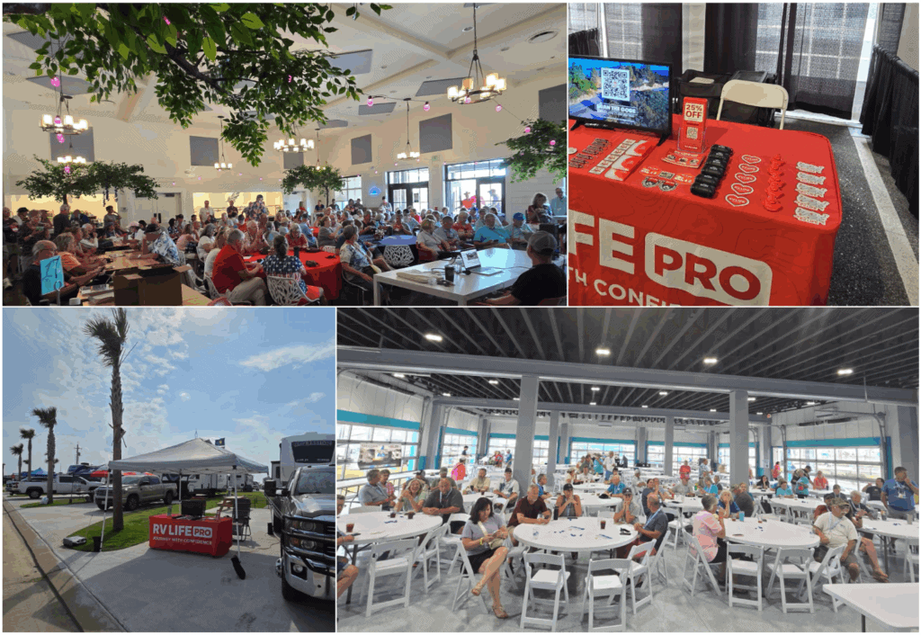 The RV LIFE rally team gives seminars at various locations.