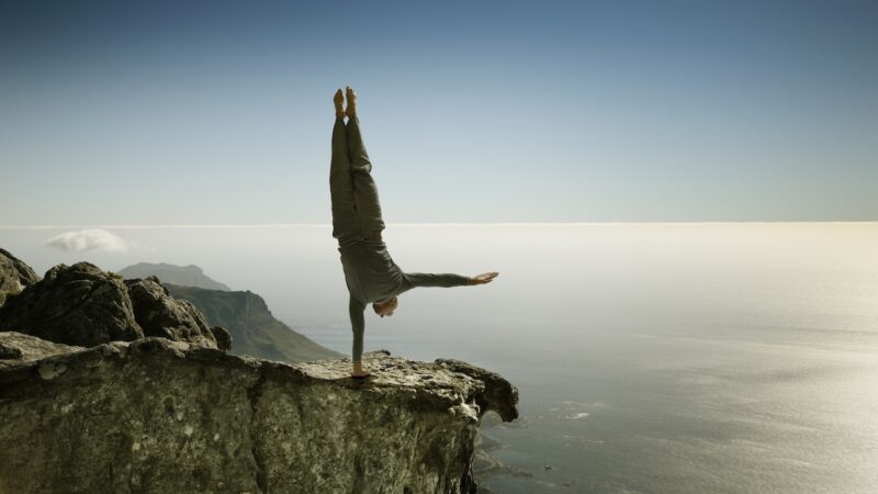 Terrifying Video Shows Man Failing at Handstand on Rock Outcrop