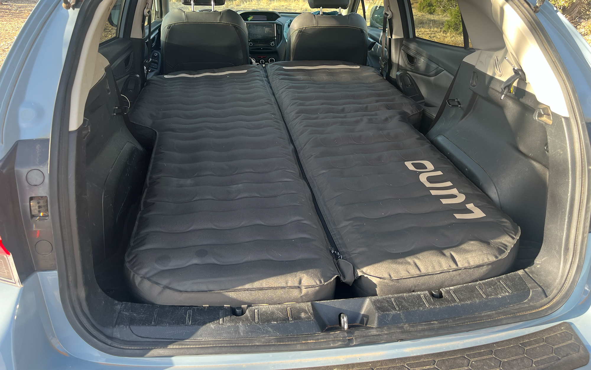  We tested the Luno AIR pro vehicle mattress.
