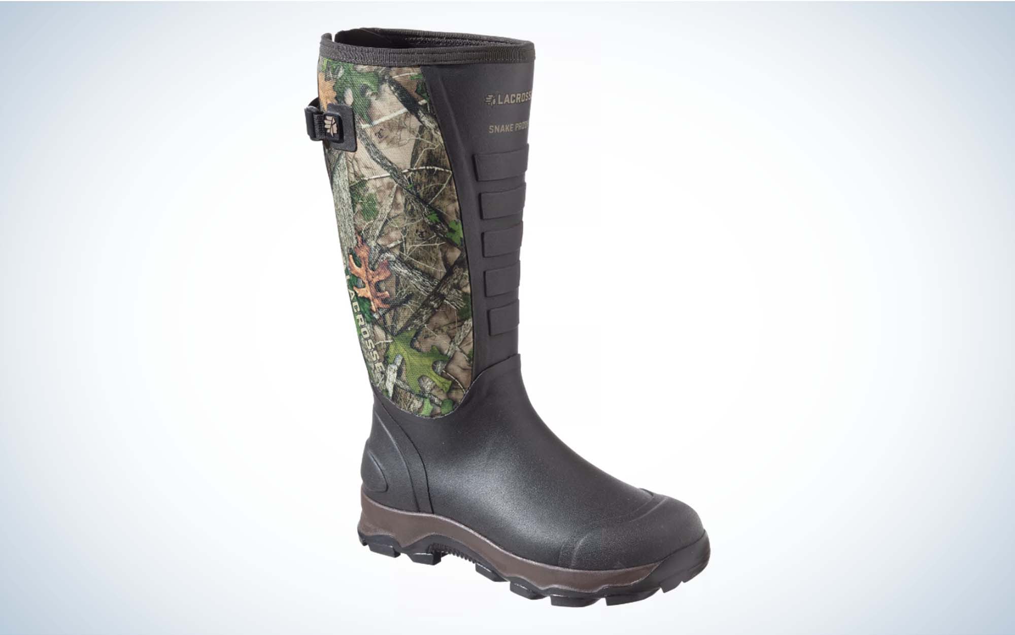 The LaCrosse 4XAlphas are the best snake boots for turkey hunting.