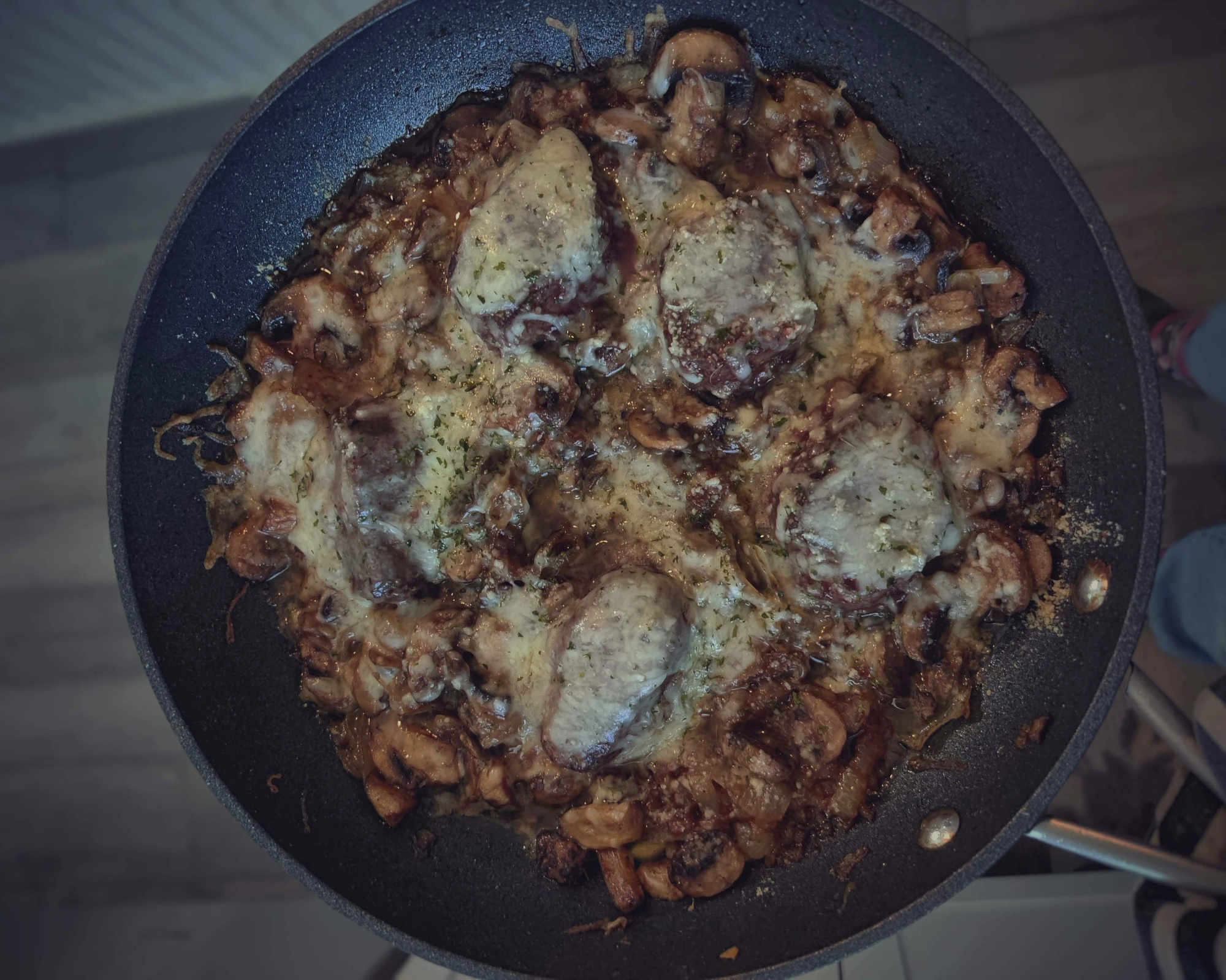 french onion venison steaks recipe