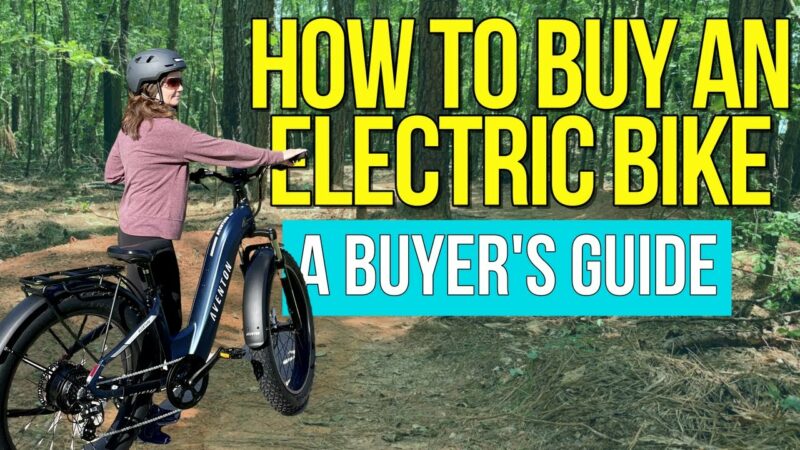 How to Pick the Perfect e-bike for RV Life