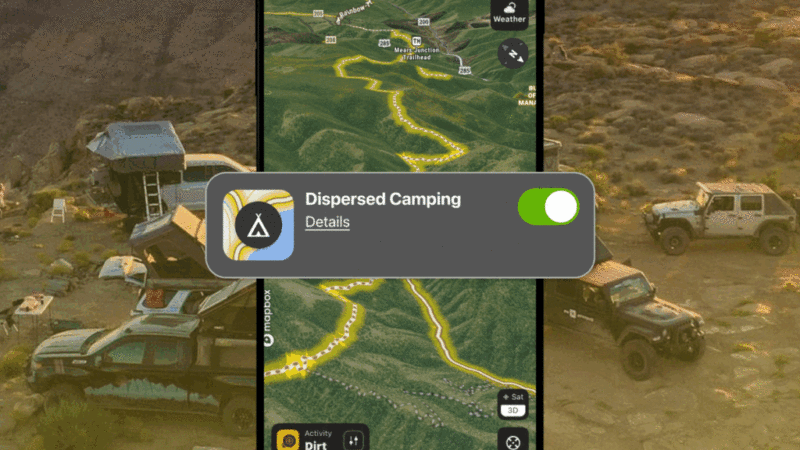 onX Debuts ‘Dispersed Camping Layer’ on Digital Platform – RVBusiness – Breaking RV Industry News