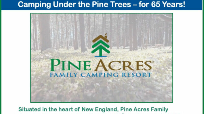 ‘RVing in New England’ Features Pine Acres Camping Resort – RVBusiness – Breaking RV Industry News