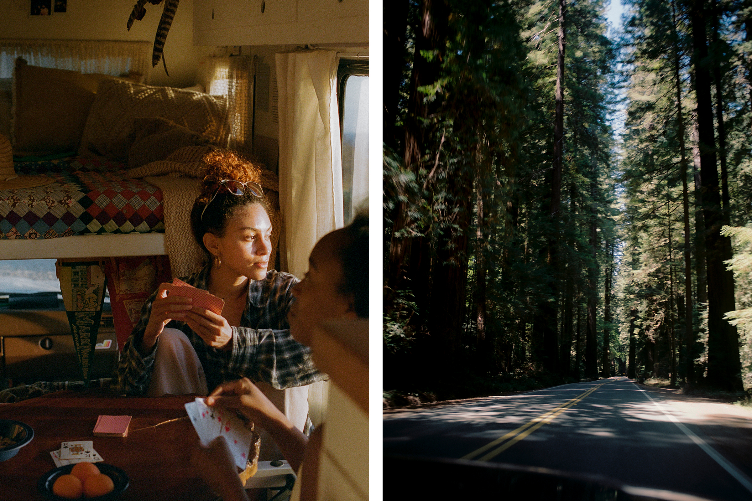 Cards, campervans, and the open road.