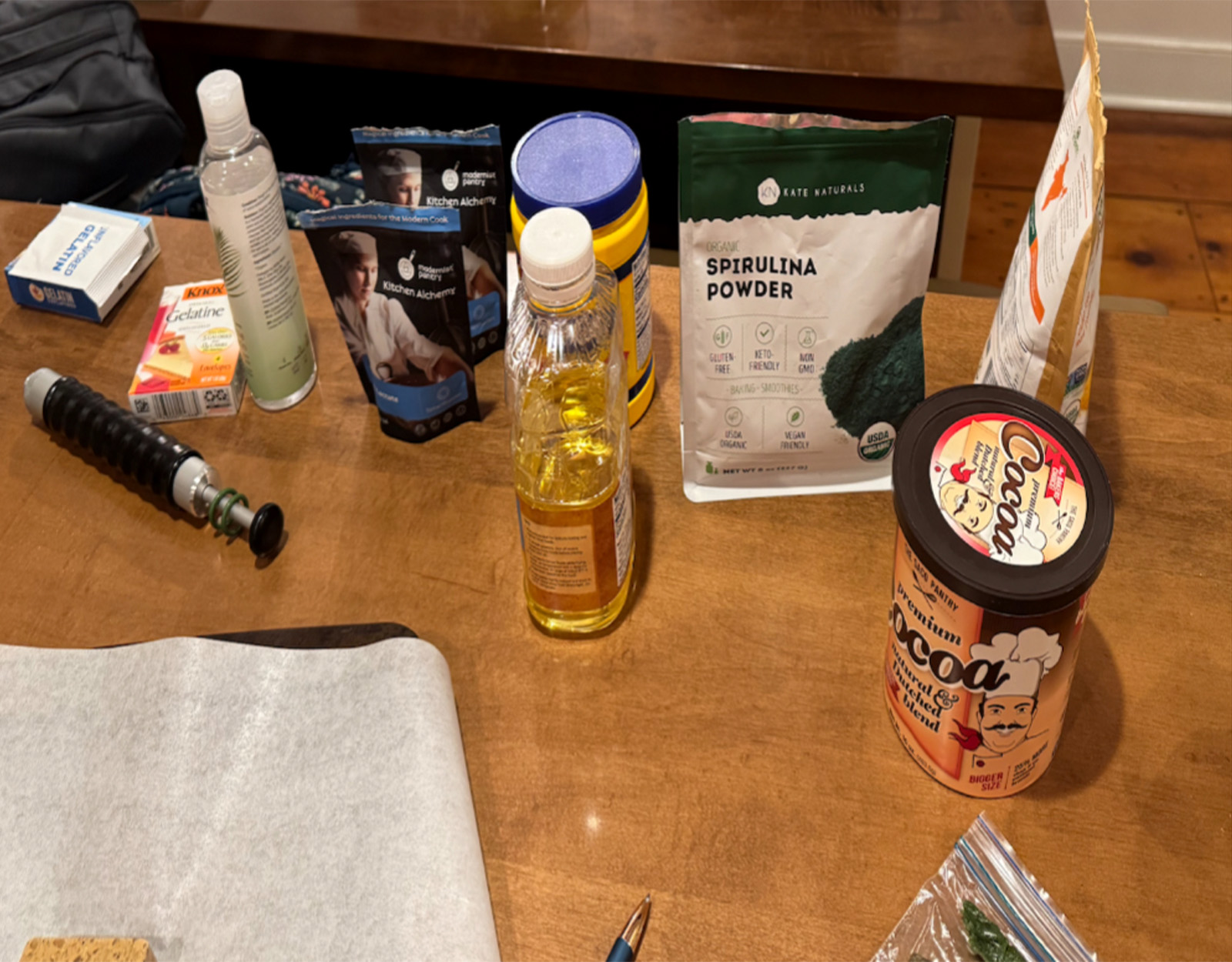 Natural ingredients used to make bio lures.